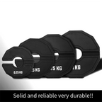 Durable Calibrated Rubber Gym Weight (250g)