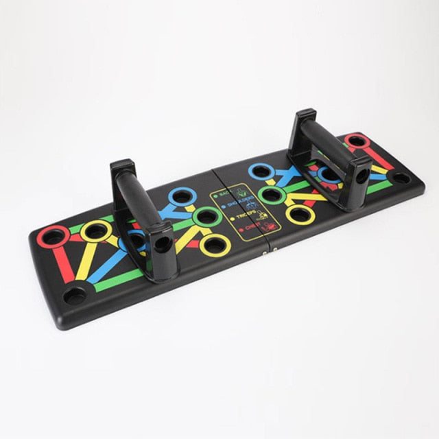 New Foldable 9 in 1 Body Building Push Up Board