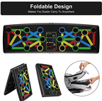 New Foldable 9 in 1 Body Building Push Up Board