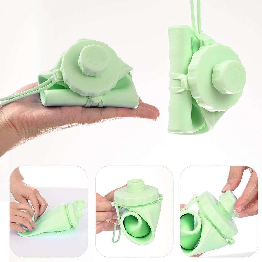 Silicone Collapsible Water Bottle (600ML)
