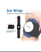 Reusable Hot & Cold Ice Bag with Adjustable Wrap (6 Inch)