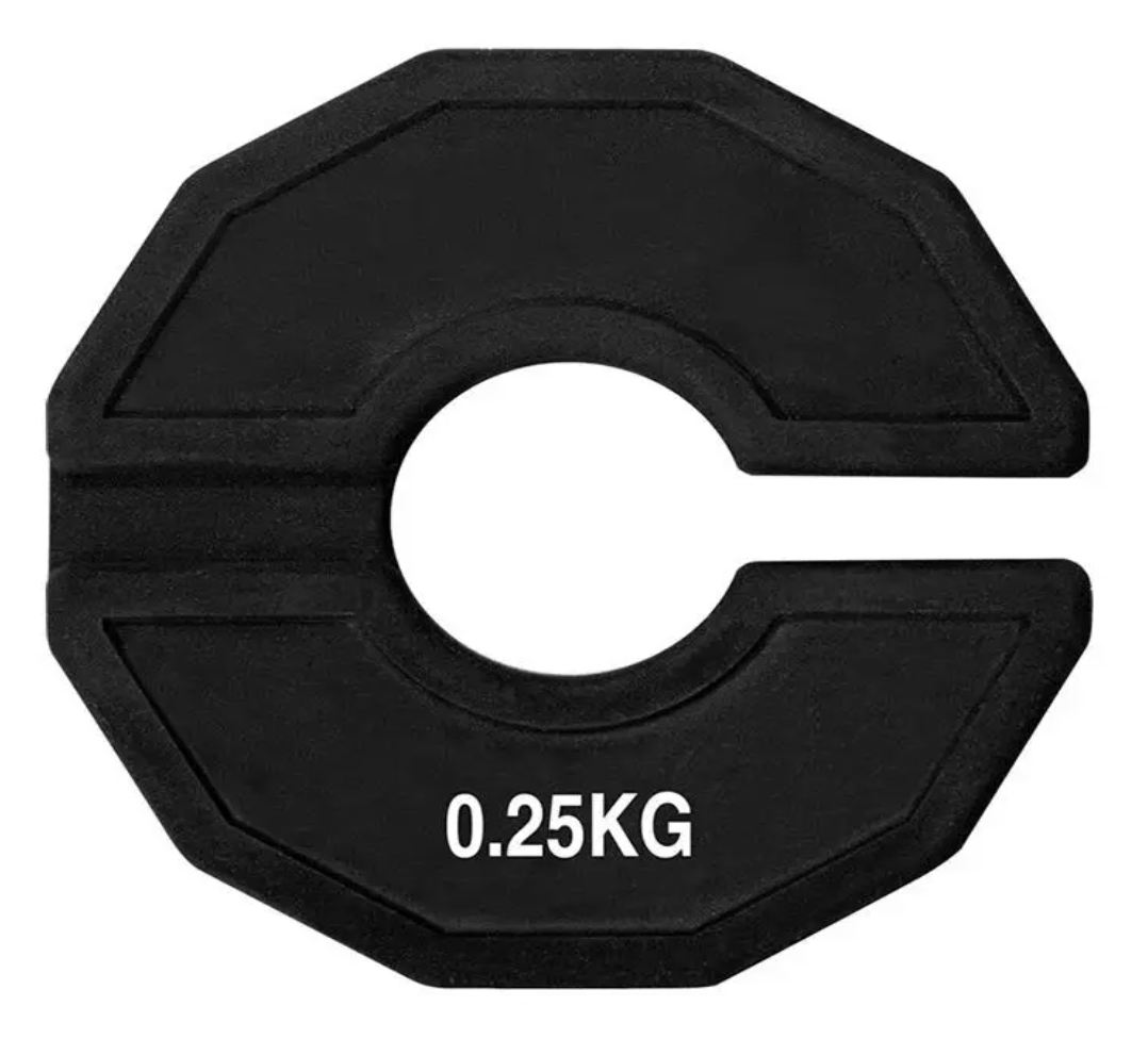 Durable Calibrated Rubber Gym Weight (250g)