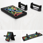 New Foldable 9 in 1 Body Building Push Up Board