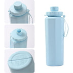 Silicone Collapsible Water Bottle (600ML)